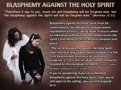 blaspheming the holy spirit explained.